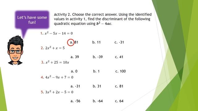 Quadratic Equations- Qtr 1- Weeks 2-3- Competency 1 by Sir Eli смотреть онлайн