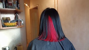 🌈КИСЛОТНАЯ Смывка!СКРЫТОЕ ОКРАШИВАНИЕ ВОЛОС 👀КРАСНЫЙ ЦВЕТ