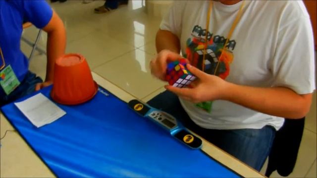 3x3 1 Раунд, Avg 16.05, Single 12.43, Боковой Хват, Санкт-Петербург Опен 2013 смотреть онлайн