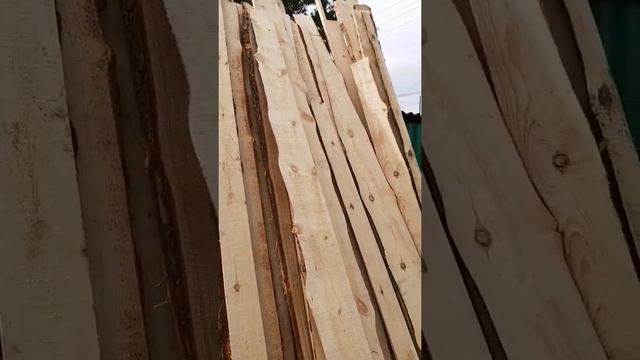 #своимируками Разгрузили куб доски. Будем обрабатывать. смотреть онлайн
