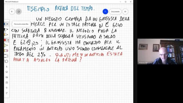 CALCOLO DEL TEMPO ( PROBLEMA INVERSO DEL VALORE ATTUALE COMMERCIALE). смотреть онлайн
