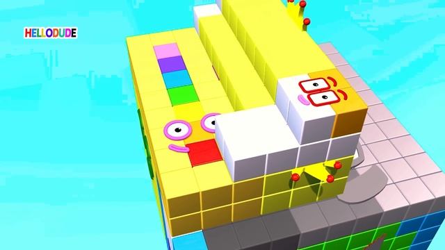 Looking for Numberblocks Cube 10x10x10 is Numberblokcs 1000 GIANT Number Patterns смотреть онлайн