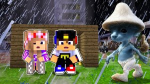 Я ПРЕВРАТИЛСЯ В СМУРФ КОТ ШАЙЛУШАЙ И ЗАТРОЛЛИЛ СВОИХ ДРУЗЕЙ в Майнкрафт НУБ И ПРО ТРОЛЛИНГ Евгенбро