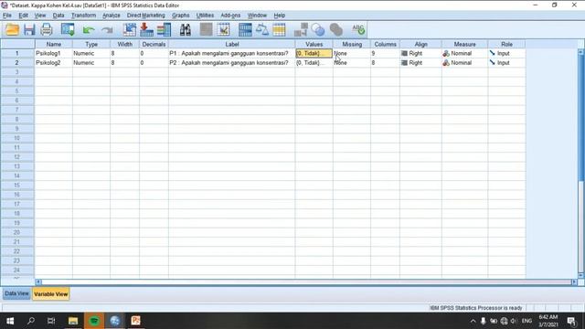 Uji Kappa Cohen dengan SPSS - Kel. 4 смотреть онлайн