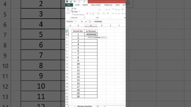 How to write Roman number in Ms Excel #excel #excelformulas #exceltutorial #computer #gk #learnvci смотреть онлайн