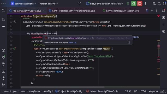 090 Implementing CSRF token solution inside backend application - Part 2 смотреть онлайн