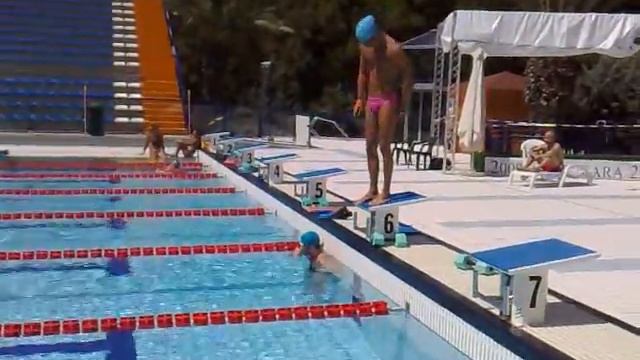 Matteo - 50m Stile Libero fuori forma a fine allenamento смотреть онлайн