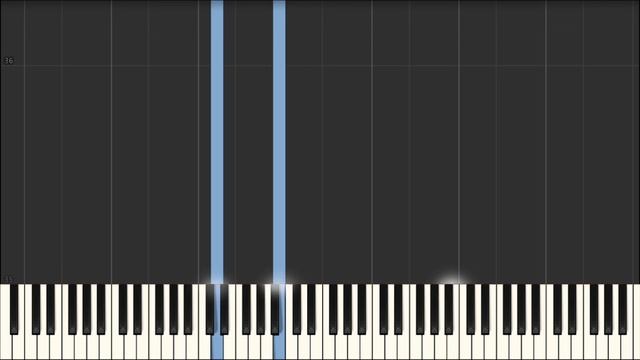 5 Centimeters Per Second - End Theme | Synthesia | Sheet Music | Akmigone | смотреть онлайн