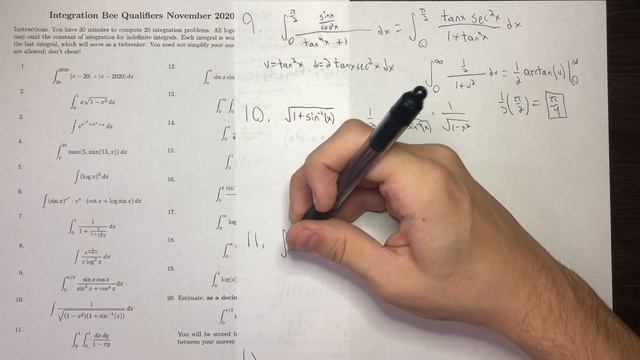 Completing the 2020 HMMT Integration Bee Qualifying Round!!! смотреть онлайн