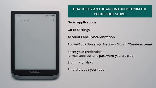 Как покупать и скачивать книги с магазина PocketBook смотреть онлайн