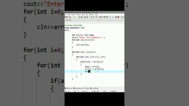 Write a Program to Perform Bubble Sort in C++ | Bubble Sort Program in Ascending and descending смотреть онлайн