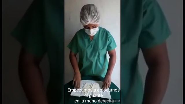 COLOCACION DE GUANTES ESTERIL смотреть онлайн