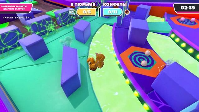 Fall Guys : Ultimate Knockout - Treat Thieves 1/2 : Treaters Win - 91(801) смотреть онлайн