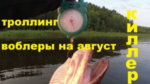 Троллинг. Воблеры для августа.