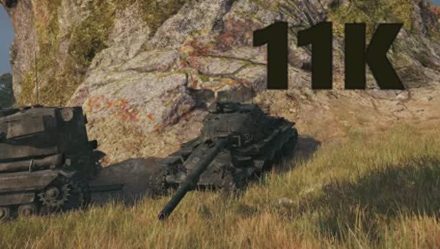 Мир танков. T95E6 раздал 11 тысяч урона!!! World Of Tanks