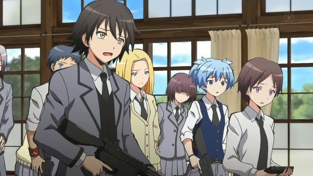 Assassination Classroom Episode 1 Pre Opening-Theme English Dub смотреть онлайн