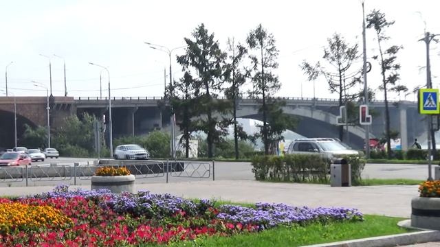Красноярск. Площадь имени А.П. Чехова смотреть онлайн