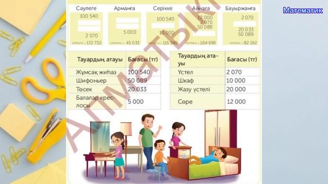 Математика 4-сынып,53-сабақ, смотреть онлайн