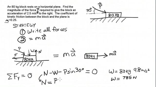 A block sliding on a horizontal plane with kinetic friction. смотреть онлайн