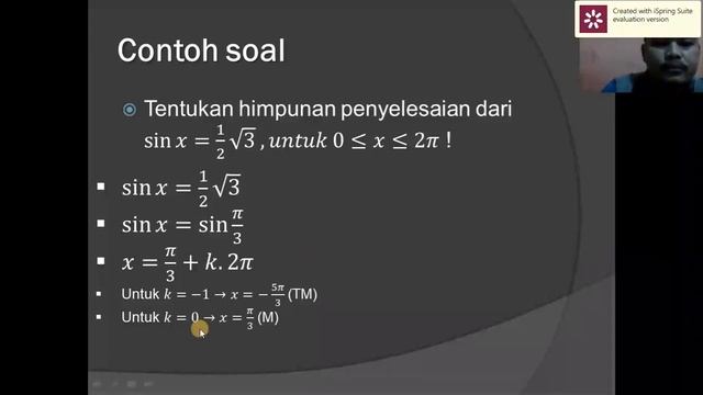 Materi Persamaan Trigonometri смотреть онлайн