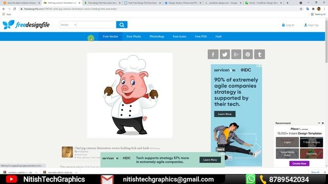 5 Free CDR Design Website | how to download free vector graphics | useful for All user | free vecto смотреть онлайн