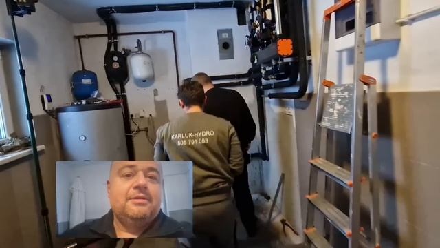 Bufor 1000 litrów i kocioł na pelet, Sas Bio Compact plus 12 kW смотреть онлайн