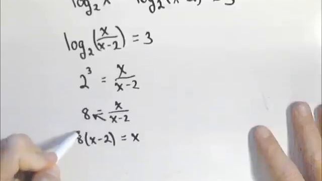 Solving a Log Equation with Difference of Logs смотреть онлайн