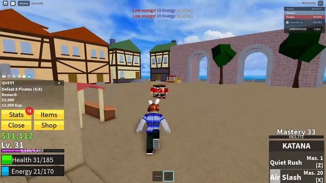С НУЛЯ ДО МЕЧНИКА БЛОКС ФРУТСBLOX FRUITS ROBLOX смотреть онлайн