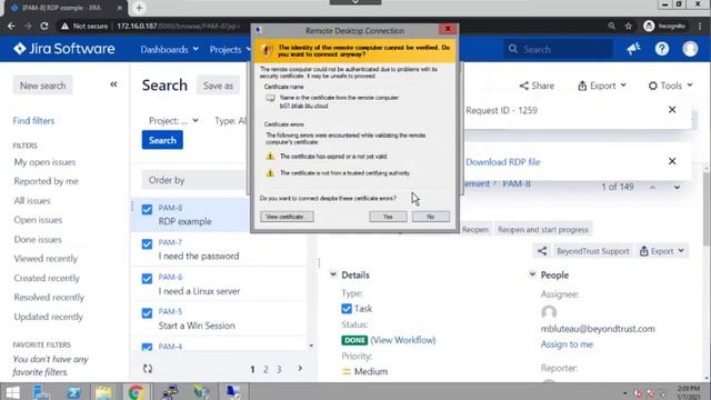 JIRA and BeyondTrust: Password Safe integration смотреть онлайн