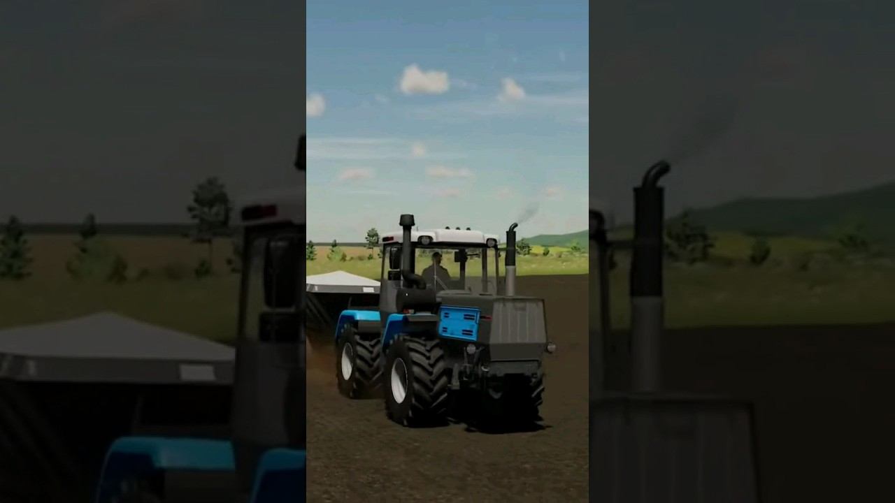 ХТЗ, внесение удобрений. смотреть онлайн