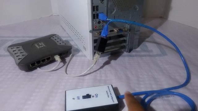 Internet RJ45 switch ON/OFF смотреть онлайн