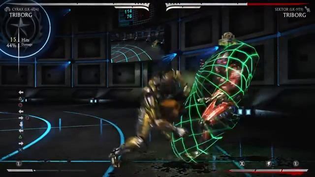 Mortal Kombat X cyrax 2 bar 49% corner combo смотреть онлайн