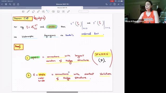 02.06.21 O. Dumitrescu (North Carolina) Lagrangian corr between Hitchin and de Rham moduli spaces смотреть онлайн