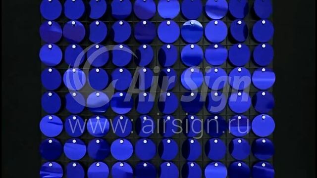 PR-25 Темно-синий. Панель с пайетками Air Sign. смотреть онлайн