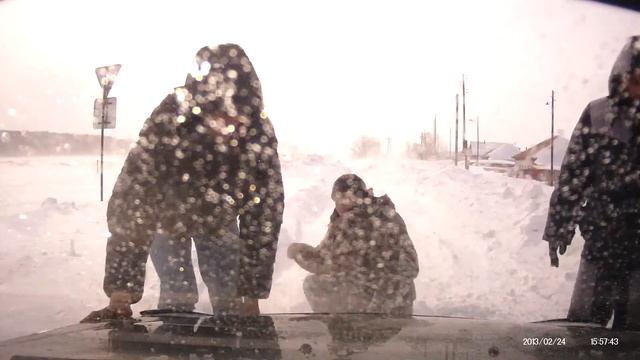 Покатушки на Приоре, в метель. смотреть онлайн