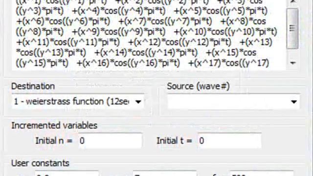 weierstrass function to sound a=0.9 b=7 n:0-17 12sec 0 filter смотреть онлайн