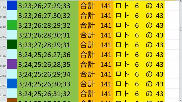 Lotto 6x43 Summa 141 video 59 смотреть онлайн