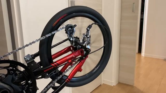 DAHON K3✨16インチ手組みホイールを回すだけの動画🌀🌀🌀…めっちゃ回る🤣 смотреть онлайн