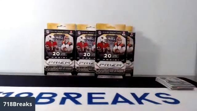 2020 PANINI PRIZM FOOTBALL HANGER 5 BOX 1/4 CASE BREAK #25 смотреть онлайн