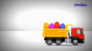 развивающий мультик машинки учим фрукты часть 2