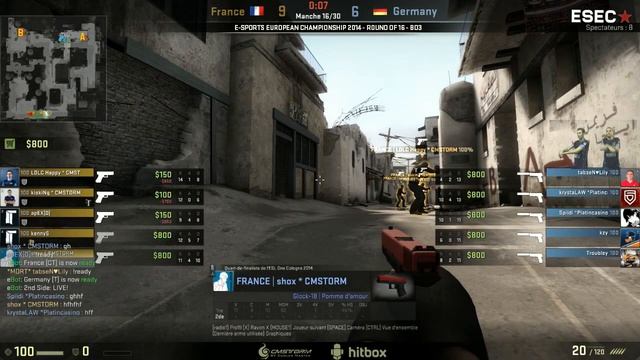 CS:GO - ESEC 2014 - 1/8 : France vs Allemagne (D2) -MAP2- смотреть онлайн