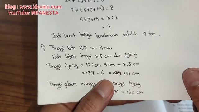 pembahasan esps matematika kelas 4 bab 4 pemecahan masalah halaman 84 смотреть онлайн