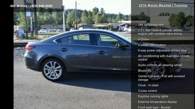 2016 Mazda Mazda6 I Touring
