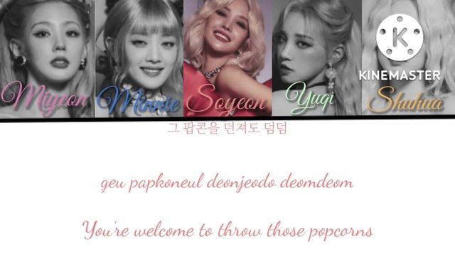 (G)-Idle -'Nxde' Lyrics (Color Coded|Han|Rom|Eng)