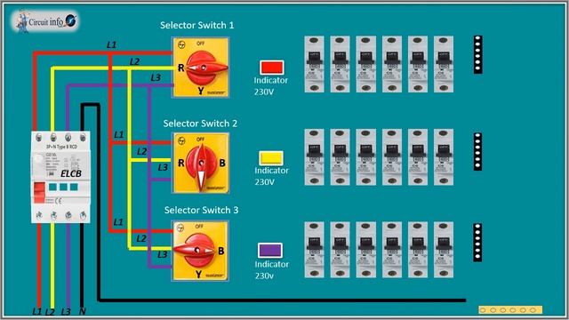 3 Phase Manual Changeover Switch Connection/How to connect 3Phase to 1Phase manual Changeover Switc смотреть онлайн