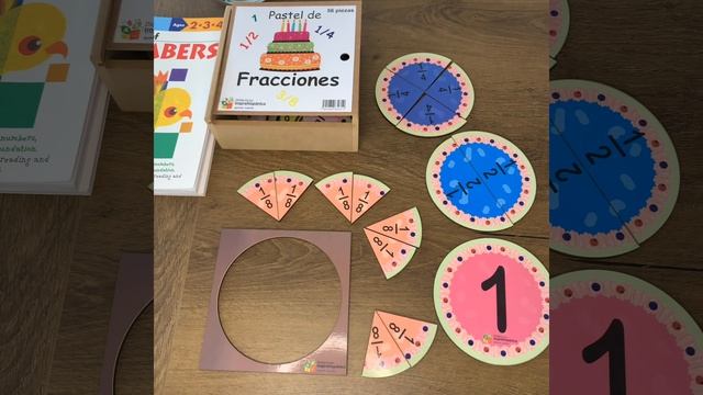 Fracciones matemáticas niños material montessori смотреть онлайн