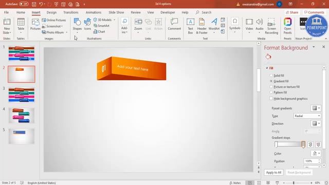 PowerPoint tutorial No. 343: Create 4 Step Circular infographic PowerPoint slide | Free template смотреть онлайн