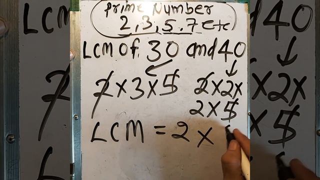 LCM of 30 and 40 In Hindi | Mathematics By SK | Maths смотреть онлайн