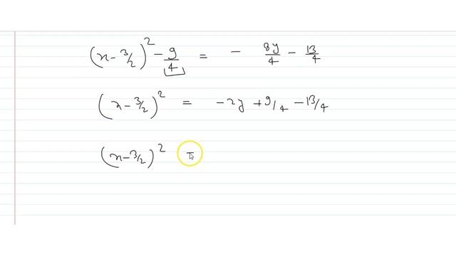 Focus of the parabola `4x^2-12x+8y+13=0` is смотреть онлайн