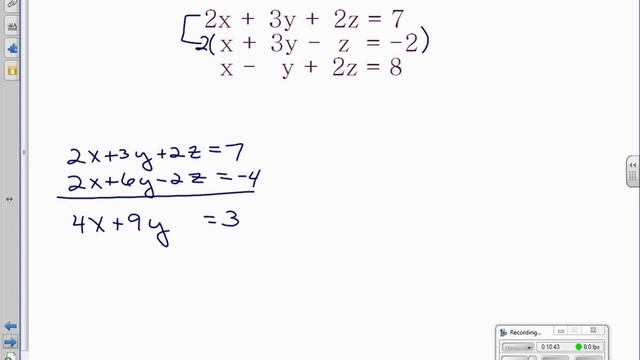 Solving 2x2 and 3x3 Systems; Lesson 8.1 and 8.2 смотреть онлайн
